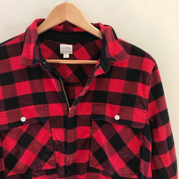 J Crew Buffalo check shirt-jacket Large - Picture 4 of 6